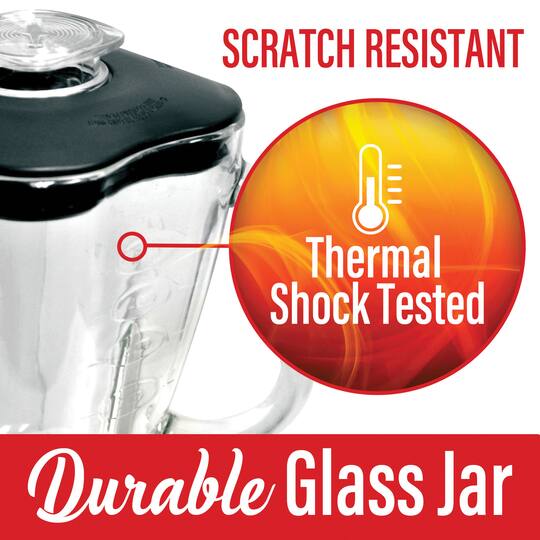 Brentwood 60oz. 6-Piece Oster P-OST723 Blender Glass Jar Replacement Set